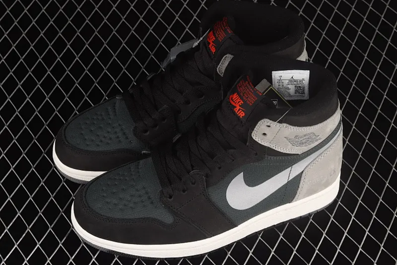 All Categories Air Jordan Jordan Series Basketball Shoes Air Jordan 1 High Air Jordan 1 Retro AJ1 Joe 1 Premium Black Gray 3M Reflective High Top Basketball Shoes DB2889-001